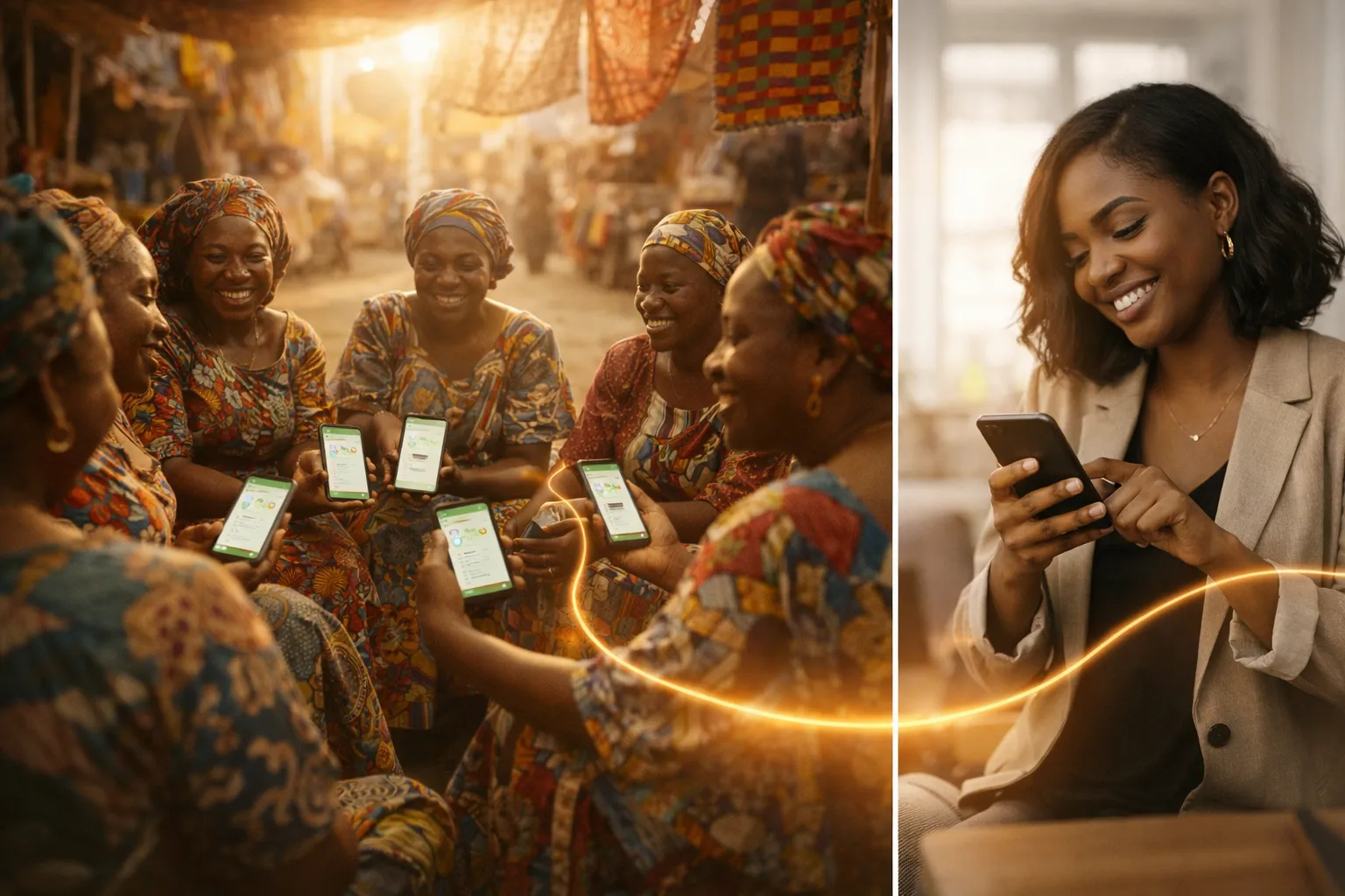 Tontines cross-border : épargnez ensemble, de Paris à Douala